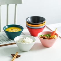 Bowl Home 2021 New Rice Bowls Personal Special Microwave Oven Special High Face Value Noodles Bowl Advanced Sensation Ceramic Bowl