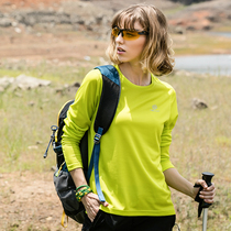 Outdoor Loose Quick Clothes Women Long Sleeve Sports base shirt Breathable Size Mountaineering Running Sports Quick Dry T-shirt Men