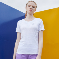 Outdoor quick-drying T-shirt womens short sleeve summer thin round neck loose breathable sweat-absorbing sports mountaineering running shirt