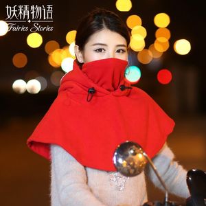 帽子男女冬季电瓶车防风防寒加绒加厚保暖帽子口罩围脖一体保暖帽
