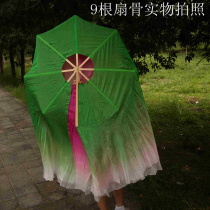 Wing-Lotus Plum Cup Dance Fan original double-sided true silk fan wire fixed fan bone 360 degrees and 180-degree optional