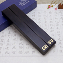 Purple Light Sandalwood Scale Inlaid Brass Solid Pair of Town Paper Black Honolulu Books Crackdown Ruler Paper Minimalist Creative Wende