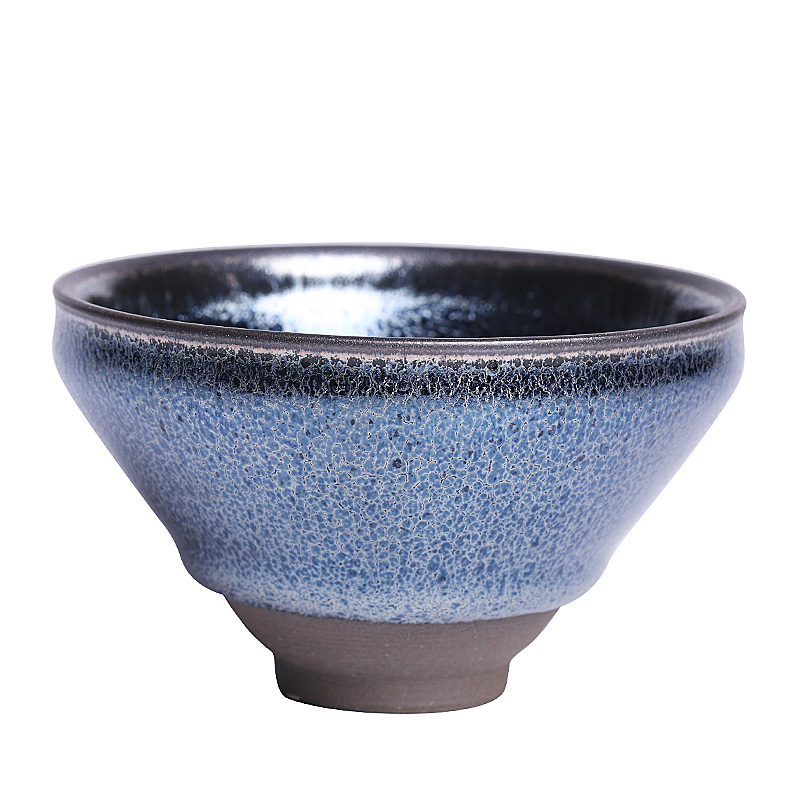 By patterns built light blue kirin to cup jianyang bowl masters cup ceramic large - sized kung fu tea cup of office