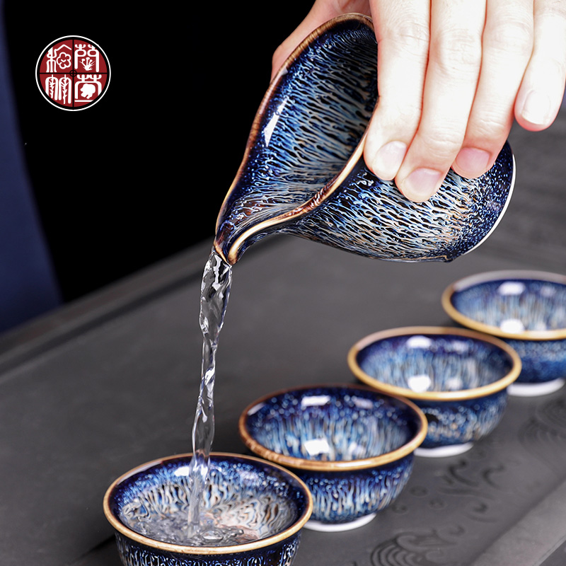 Jingdezhen built red glaze, the tea in tea ware single ceramic fair keller kung fu home drawing tea cup