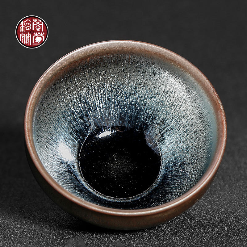 By patterns jianyang undressed ore checking silver nano built one master personal kung fu tea cup, single glass ceramic cups