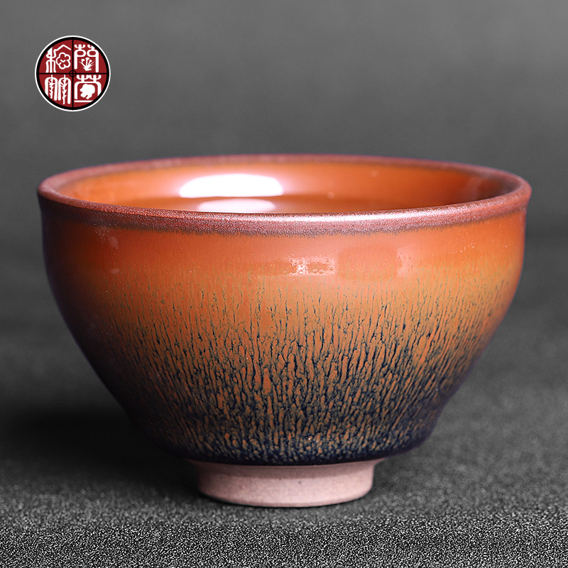 Build one variable teacup jianyang firewood TuHao tea light of a single large ceramic kunfu tea sample tea cup male master CPU