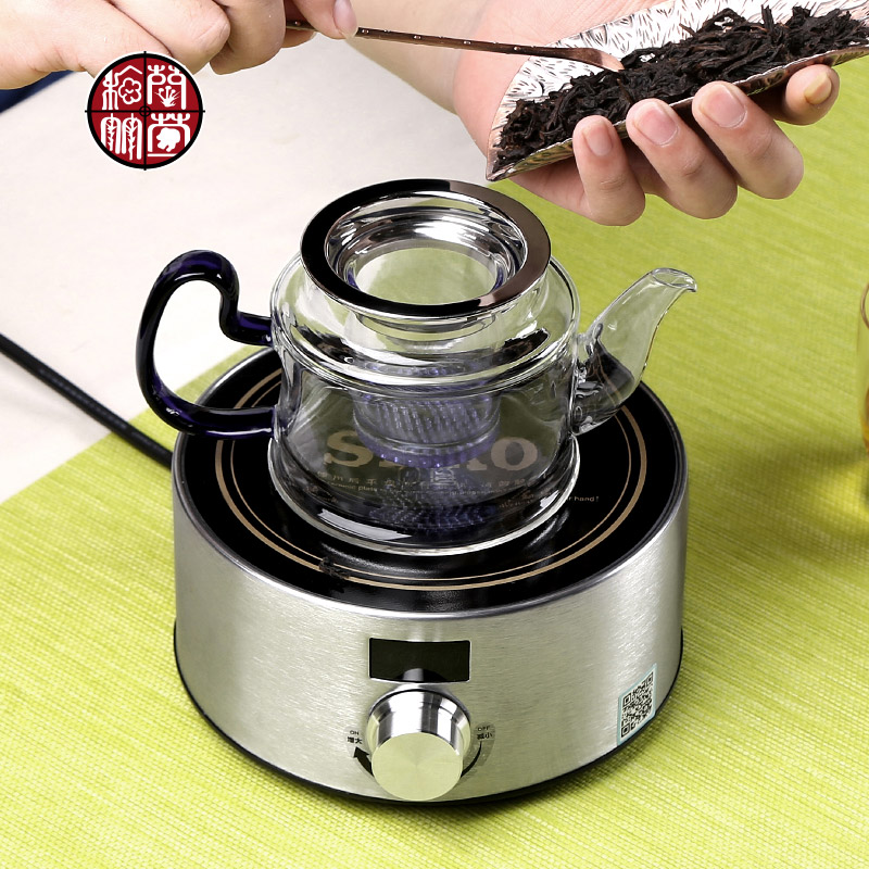 Boiling tea ware glass teapot steam pot of Boiling water tea pot, stainless steel electric TaoLu thickening cooking pot