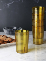 Plastic cup Water cup mouthwash cup Water cup Transparent restaurant tea cup Beer cup Frosted drink cup Juice cup