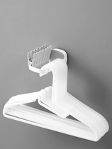 Japanese household drying rack storage rack balcony wall hanging foldable hanger clip adhesive hook finishing rack collector