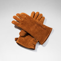 NH Nuoke flame retardant and heat insulation cowhide gloves Outdoor camping picnic glamping high temperature resistant heat insulation and anti-scalding gloves