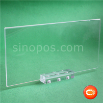Strong magnetic base acrylic sign rack commercial market Zhongdao shopping guide poster stand advertising display sign card slot