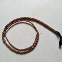 Carriage whip black 150 cm wagon whip to catch the whip and whip the spur of the whip.