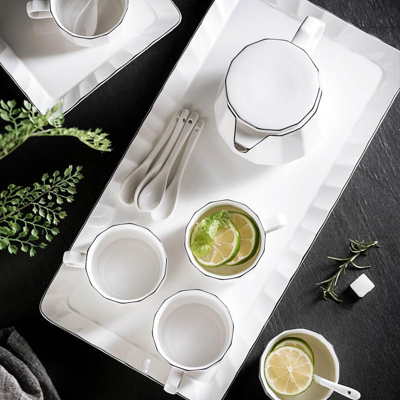 Afternoon tea tea set Nordic household British wedding gift tea sets European ceramic coffee set