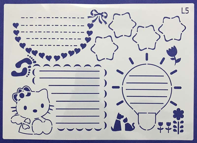 热卖a4中小学生手抄报模板镂空绘画模板diy画画工具边框尺幼儿园