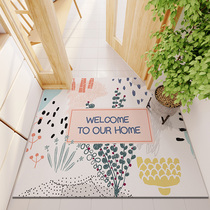 Scrub door mat disposable home door mat access door mat PVC floor leather carpet door simple