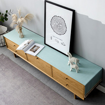 Nordic TV cabinet dust cover cloth rectangular coffee table tablecloth cloth pink cover long strip living room home