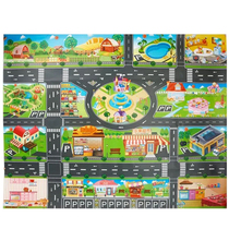 Childrens puzzle early education advanced game scene carpet safety health mat traffic road map