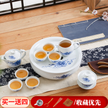 Ji Sen Chong pot Home Office practical small set of ceramic tea bowl tea set set