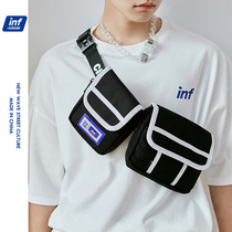 Mens tactical waist bag bag boy tide in functional bag mobile phone card canvas bag bag bag bag bag bag