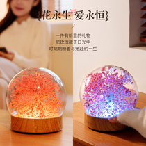 Evergreen Flowers Creative Bluetooth Remote Control Speaker Small Night Light Low Sound Gun Sound New Home Gift Gift DIY Gift