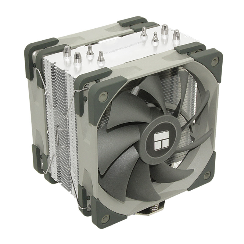 利民刺灵as120pluscpu风冷散热器双平台双12cm风扇附带硅脂
