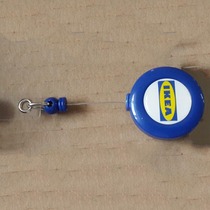 The badge plate steel wire is easy to pull the buckle and the end of the key (The Wire wire is not easy to break the bearing)