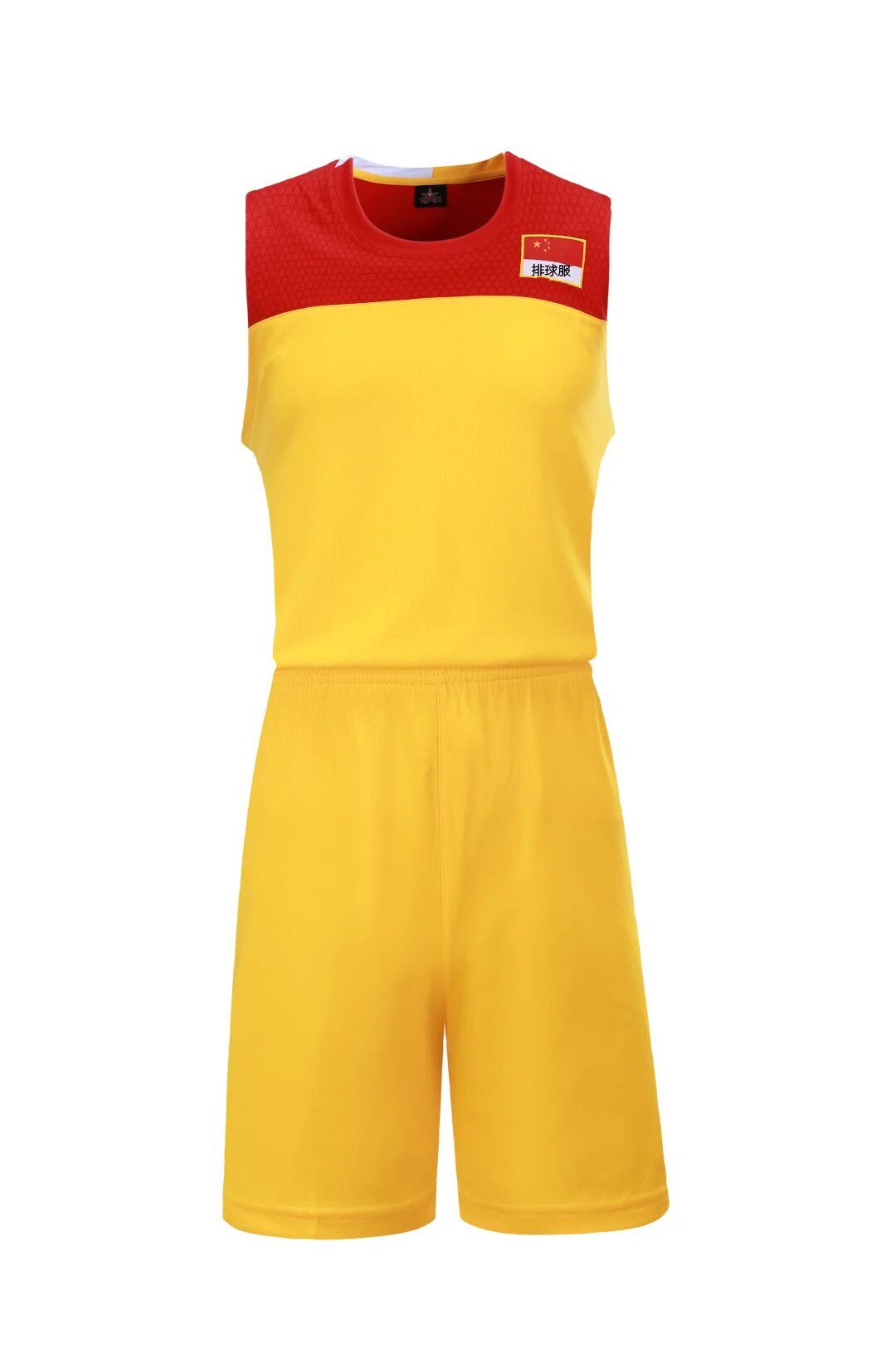 中国队儿童排球服男女背心排球衣定制排球运动比赛训练服队服印号