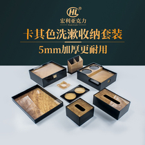 Hotel tooth box wash storage box hotel room bed and breakfast toothbrush disposable consumables box customized logo