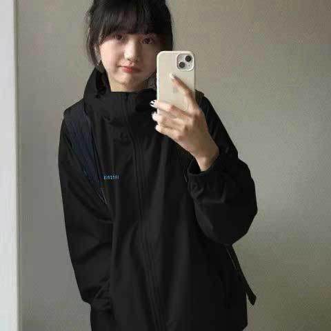 American hooded jacket for women's spring and autumn new style ins loose casual sports student versatile work jacket
American hooded jacket for women's spring and autumn new style ins loose casual sports student versatile work jacket
