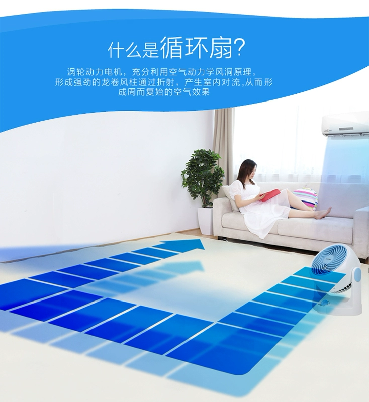 Iris Japan Alice quạt lưu thông không khí quạt gia dụng quạt điện quạt điện tuabin đối lưu pcf-hd15nc - Quạt điện