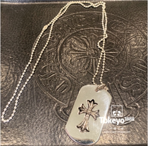(Japan Straight Hair) 10 30 Chrome Hearts Crores Cross Flower Necklace