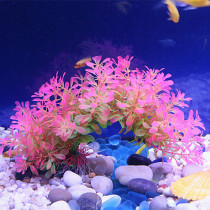 Fish tank decoration water grass landscaping water grass landscaping aquarium scenery water plants can bend water grass pink grass