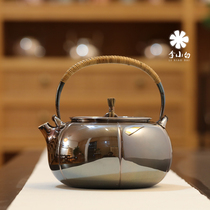 Li Xiabai silver pot sterling silver 9999 kettle pure hand boiling water silver pot sterling silver teapot silver pot