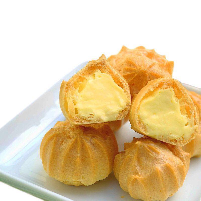 32个奶油香草泡芙手工西式蛋糕点心孕妇送女朋友零食雪媚娘和果子