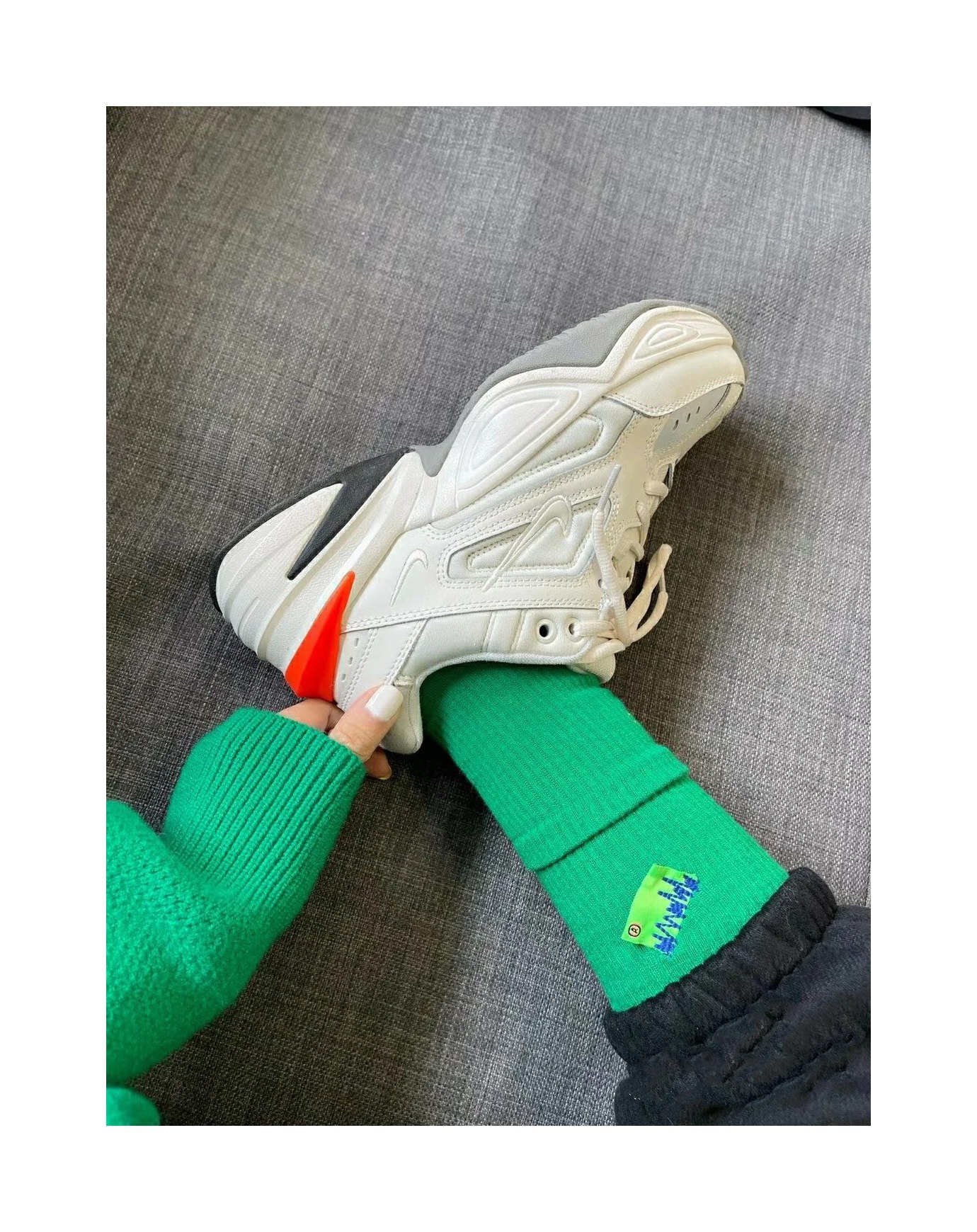 adererror双螺口刺绣缝标袜子男女中筒袜ins潮街头百搭袜