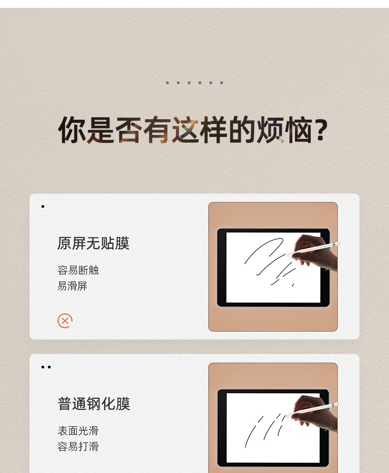 iPad全面屏手绘膜全英寸