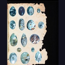 (In Lin Instrumental) Natural crystal wrap needle iron ore pendant small crowdsourced mineral raw stone Gothic ring