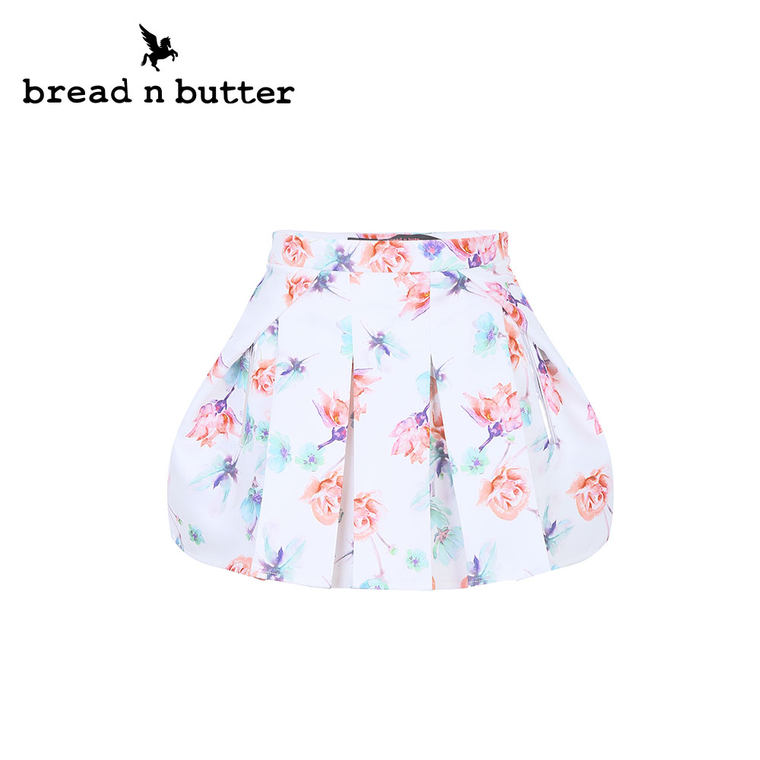 【新品首发】bread n butter面包黄油品牌女装时尚宽松短款半身裙