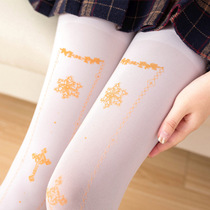 120d bronzing socks womens big boss Lolita cd cross-dressing ladyboy cos stockings Japanese princess velvet men
