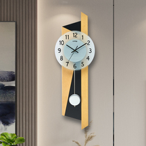 Clock-wall living room home fashion clock-wall modern simple decoration free-hole personality creativity Nordic table