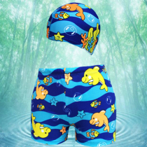 Childrens swimming trunks Boys small and large childrens swimsuit flat angle swimming trunks Cartoon young baby baby cute swimming trunks