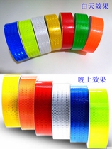 Crystal diamond grade reflective tape Super bright crystal diamond reflective tape Monochrome crystal diamond tape High strength honeycomb 5cm width