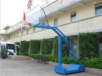 Free delivery to the door square tube mobile basketball rack round tube fixed buried basketball rack transparent board basketball rack