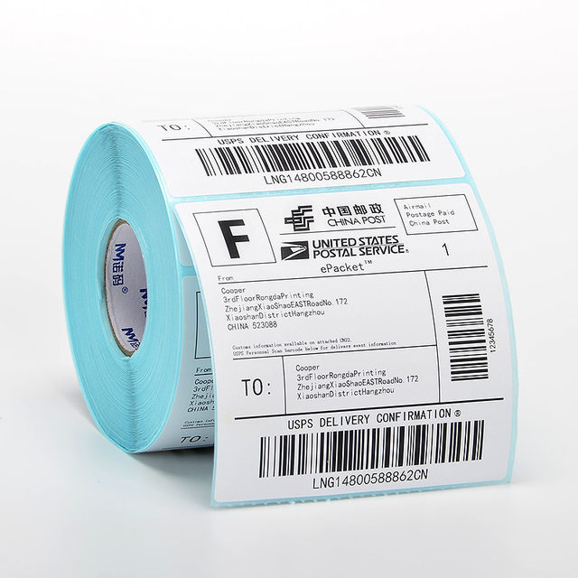 Noma blank three-proof E-mail paper thermal 403050607080100x100 self-adhesive label barcode printer sticker price waterproof sticker supermarket electronic scale ຊັ່ງນໍ້າໜັກເຈ້ຍສີ