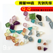 (9 9)Office mosaic message stickers Irregular refrigerator stickers Photo creative magnetic stickers Magnetic buckle