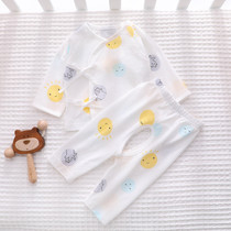 0-3 months newborn baby girl Summer clothes Split Suit First Birth Baby Spring Summer Thin and Sleeping Clothes