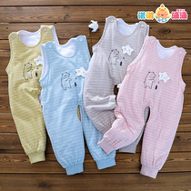 1 year old 2 baby pants spring fall outside wearing cotton pants newborn female baby male clip cotton warm back with pants fall winter