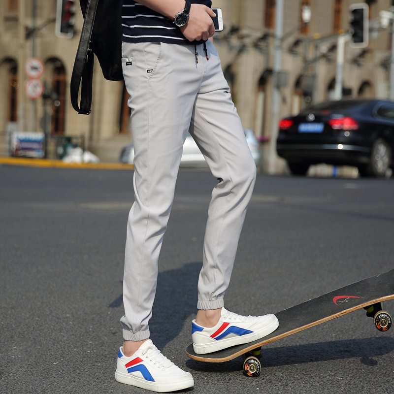 九分裤配上休闲的板鞋,穿上不帅算我输!