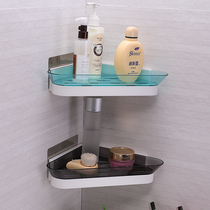Shuangqing bathroom corner tripod free toilet shelf wall rack toilet corner rack storage rack