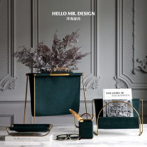 Nordic Modern Minimalist Magazine Shelf Book Shelf Desktop holder Pen Holder room Room Dining Room Home Decoration Pendulum